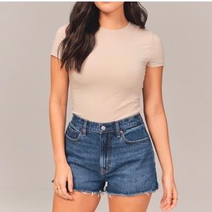 Abercrombie and Fitch High Rise Mom Jean Short